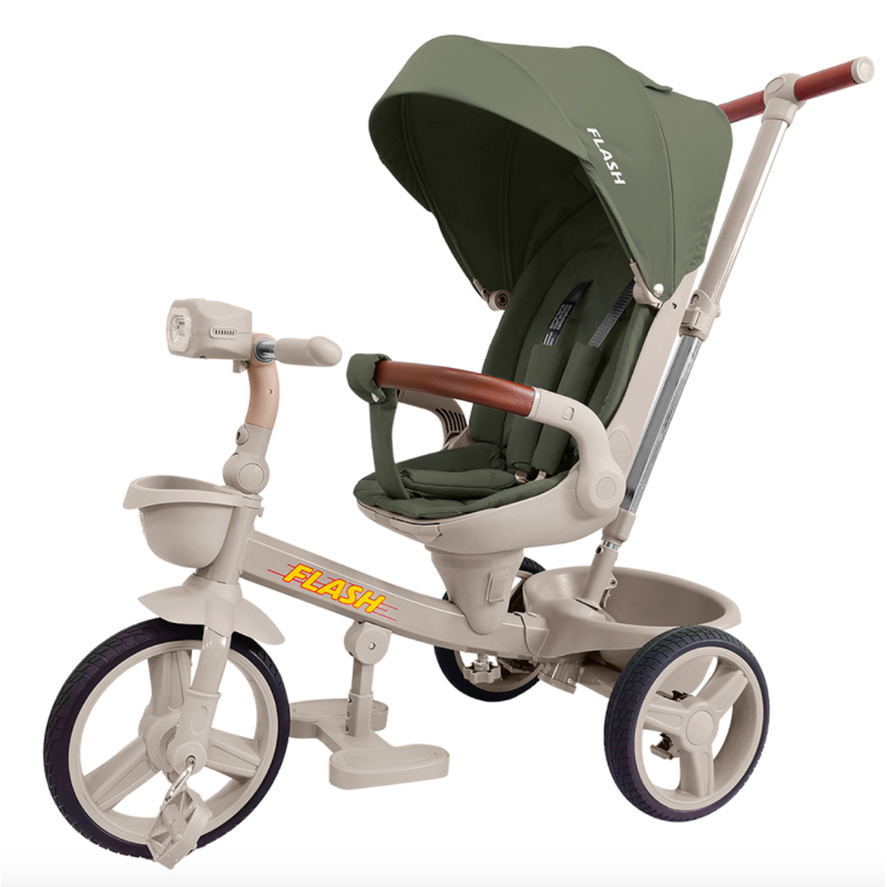 Велосипед триколісний TILLY FLASH T-3812 GREEN /1/