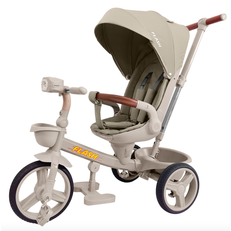 Велосипед триколісний TILLY FLASH T-3812 LIGHT BEIGE /1/