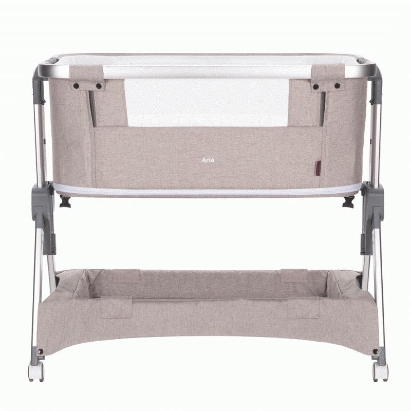 Дитяче ліжечко-манеж CARRELLO Aria CRL-16401 Silver Grey /1/