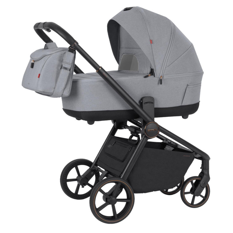 Коляска універсальна CARRELLO Epica CRL-8511 (3in1) Silver Grey /1/