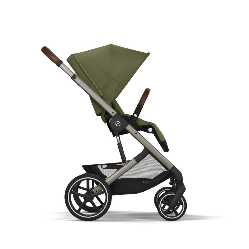 Коляска Cybex Balios S Lux Moss Green (Taupe Frame)