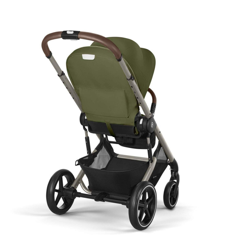 Коляска Cybex Balios S Lux Moss Green (Taupe Frame)