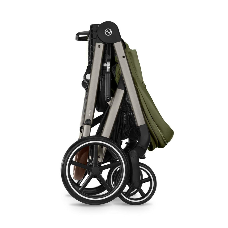 Коляска Cybex Balios S Lux Moss Green (Taupe Frame)