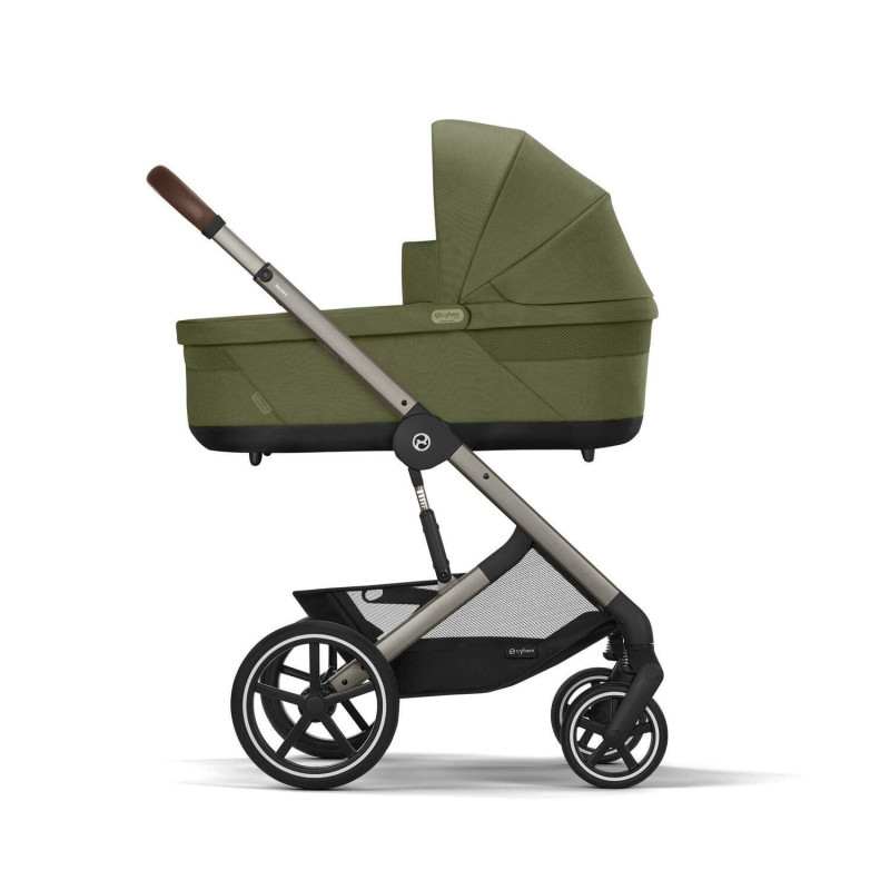 Коляска Cybex Balios S Lux Moss Green (Taupe Frame)