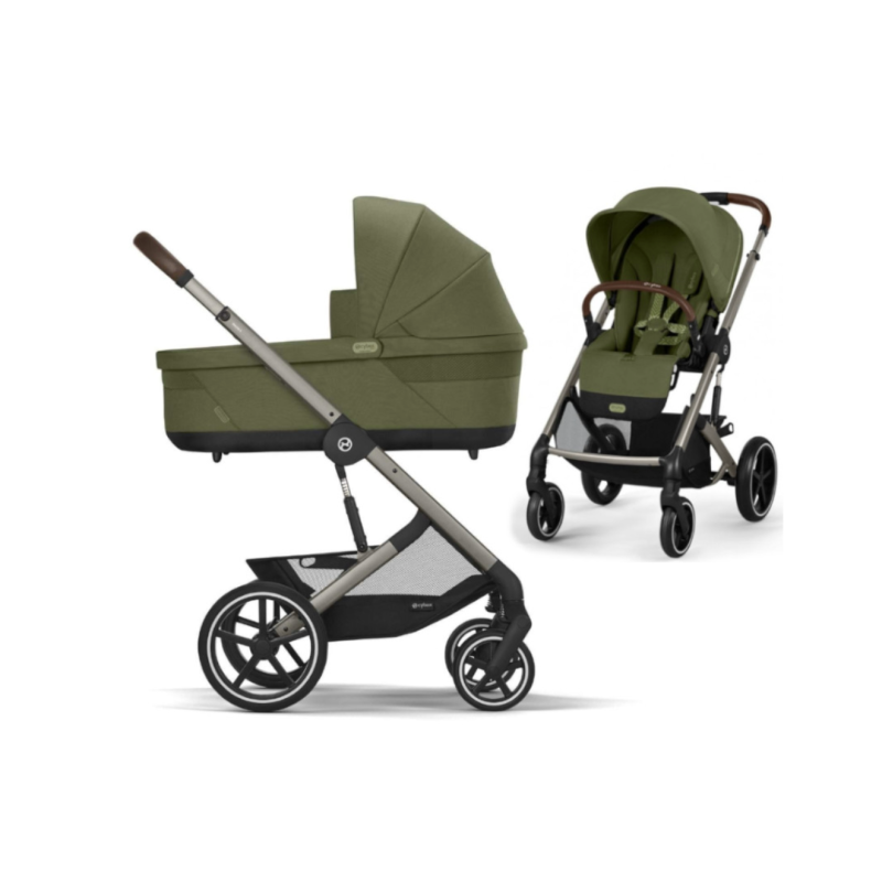 Коляска 2 в 1 Cybex Balios S lux Moss Green