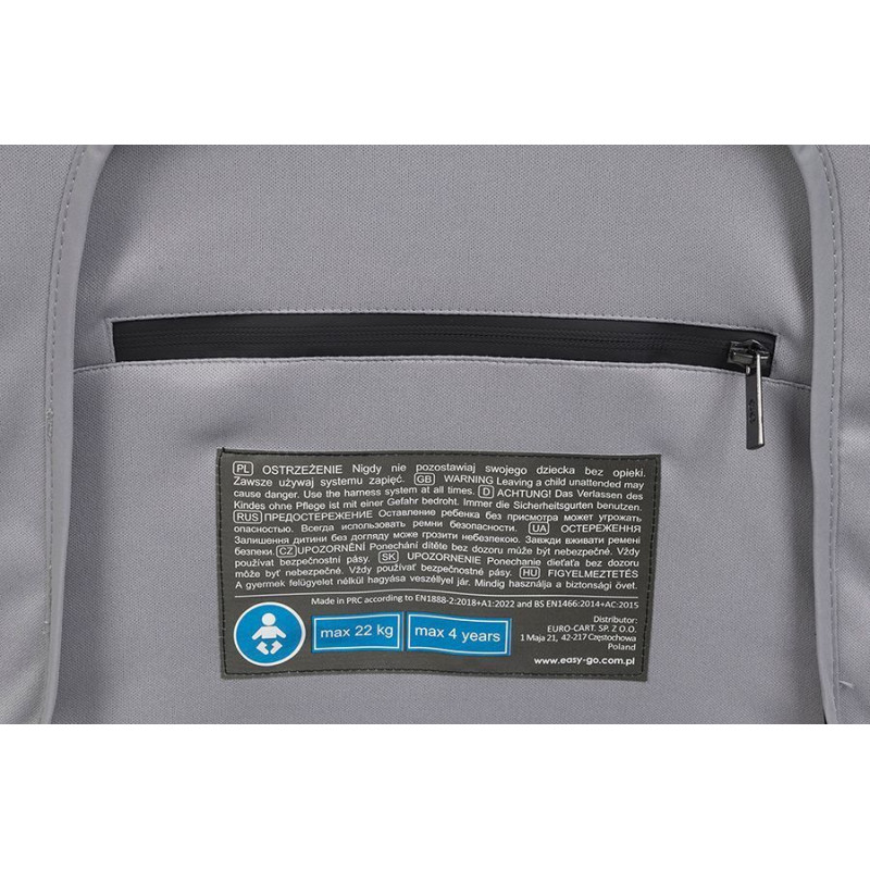 Коляска 2 в 1 EasyGo Giro Grey