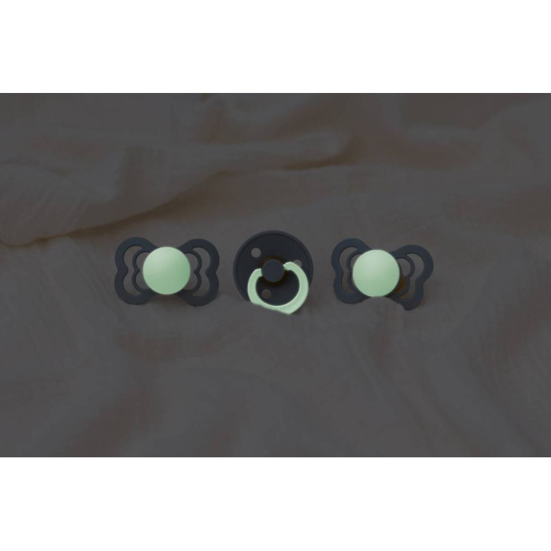 Пустушка Bibs Colour Latex Cloud Night/Glow розмір 3