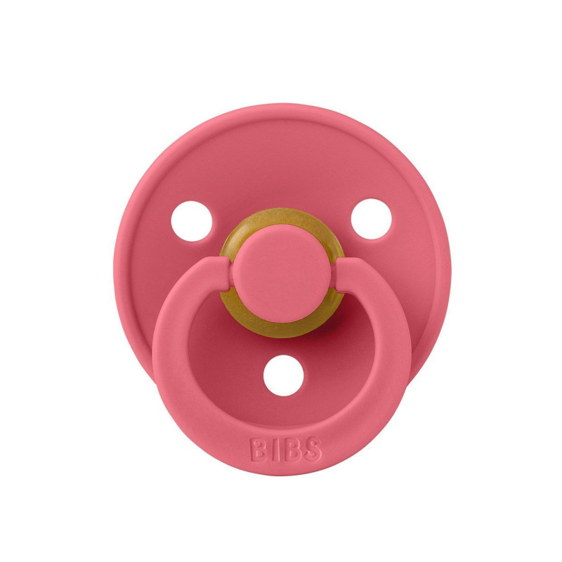 Пустушка Bibs Colour Latex Coral розмір 1