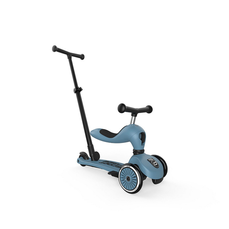 Самокат Scoot and Ride серії Highwaykick-1 Push and Go сіро-синій