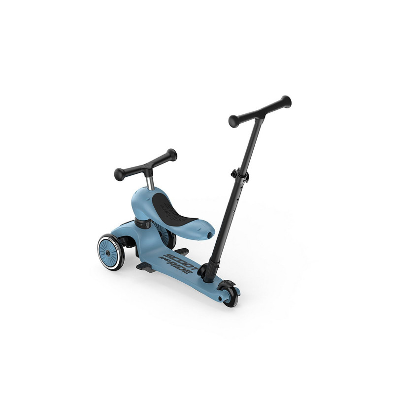 Самокат Scoot and Ride серії Highwaykick-1 Push and Go сіро-синій