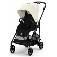 Коляска Cybex Melio Carbon Canvas White (з бампером)