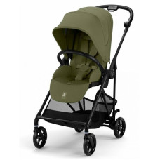 Коляска Cybex Melio Carbon Moss Green (з бампером)