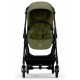 Коляска Cybex Melio Carbon Moss Green (з бампером)