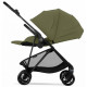 Коляска Cybex Melio Carbon Moss Green (з бампером)