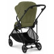 Коляска Cybex Melio Carbon Moss Green (з бампером)