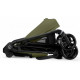 Коляска Cybex Melio Carbon Moss Green (з бампером)