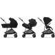 Коляска Cybex Melio Carbon Moss Green (з бампером)