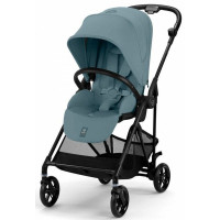 Коляска Cybex Melio Carbon Stormy Blue (з бампером)