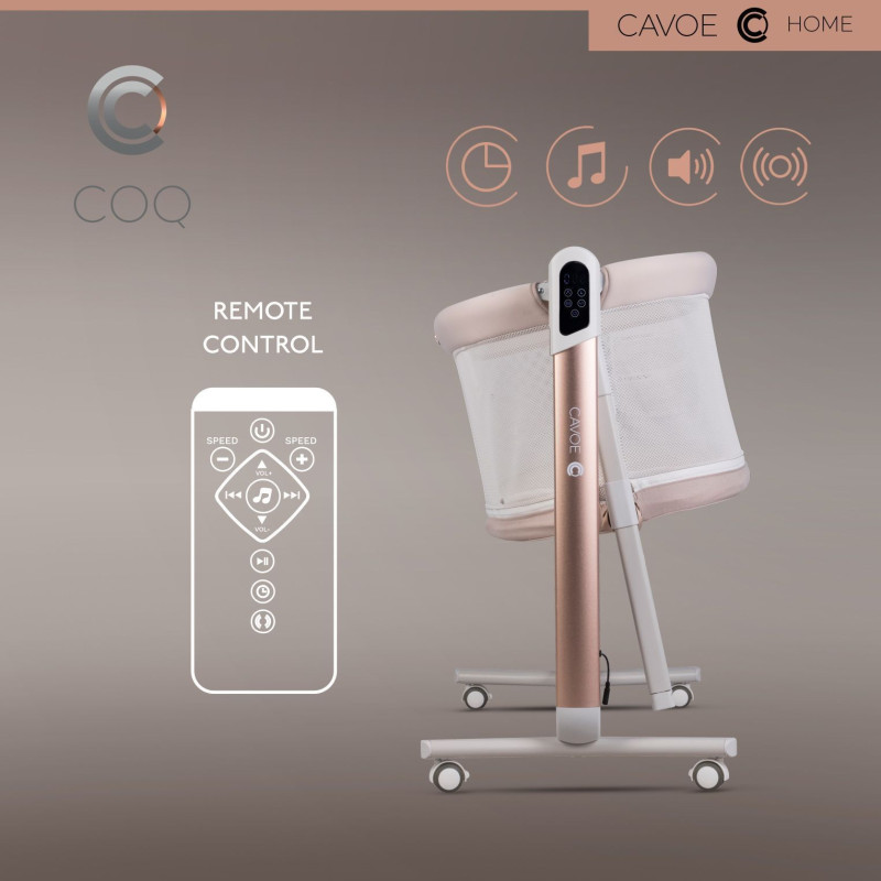 Електрична колиска Cavoe 4 в 1 COQ Cashmere