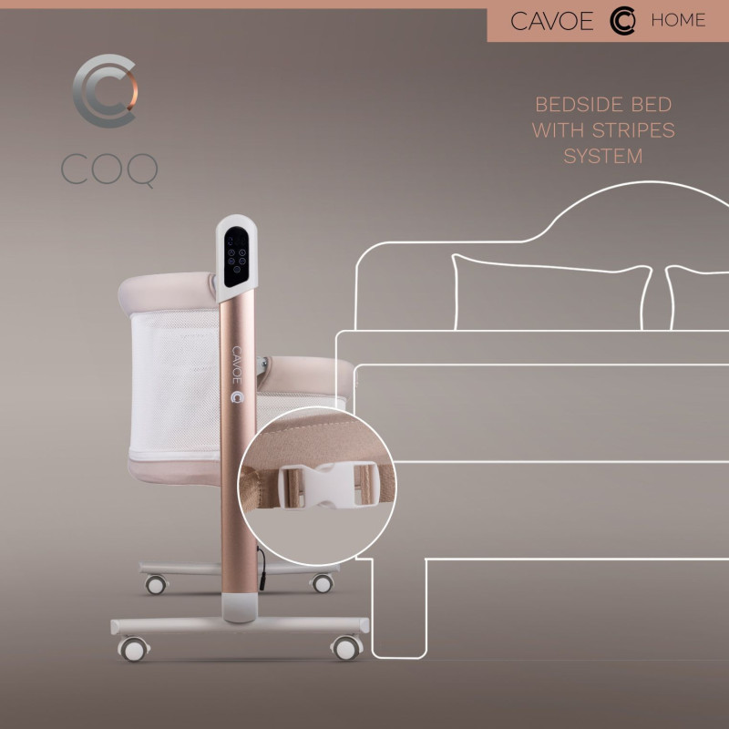 Електрична колиска Cavoe 4 в 1 COQ Cashmere