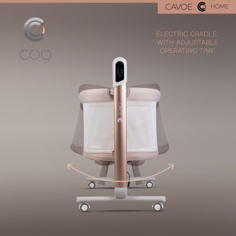 Електрична колиска Cavoe 4 в 1 COQ Cashmere