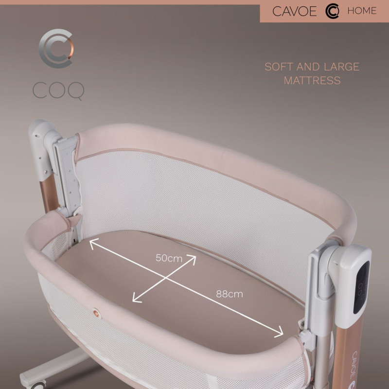 Електрична колиска Cavoe 4 в 1 COQ Cashmere