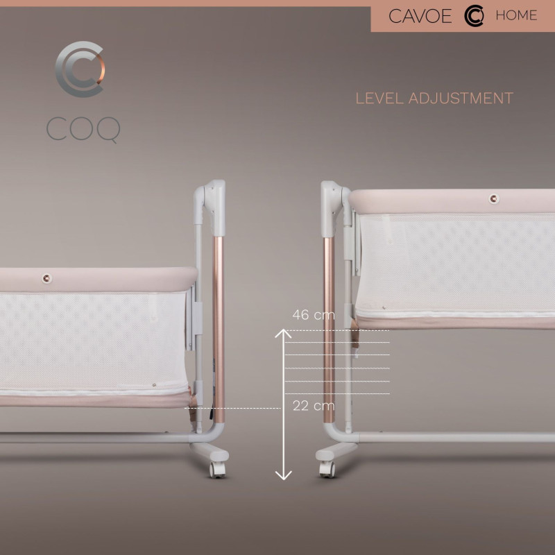 Електрична колиска Cavoe 4 в 1 COQ Cashmere