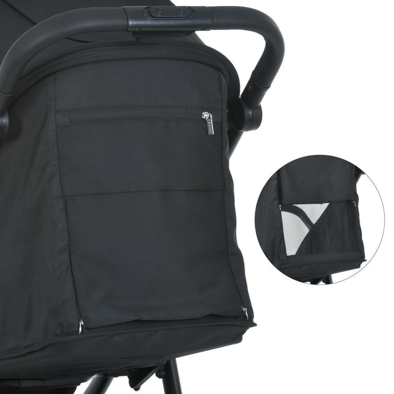 Коляска дитяча ElCamino ME 1181 DAHLIA Black
