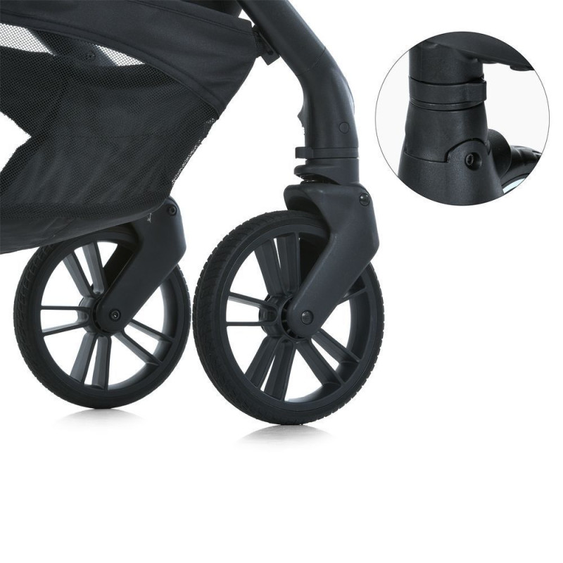 Коляска дитяча ElCamino ME 1181 DAHLIA Black