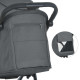 Коляска дитяча ElCamino ME 1181 DAHLIA Volcanic Gray