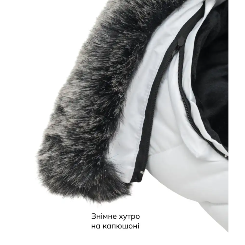 Зимовий конверт Bair Cocon Mini white swan білий