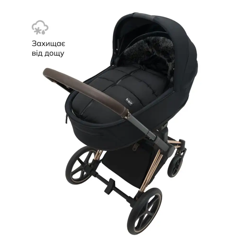 Зимовий конверт Bair Cocon Mini black noire чорний