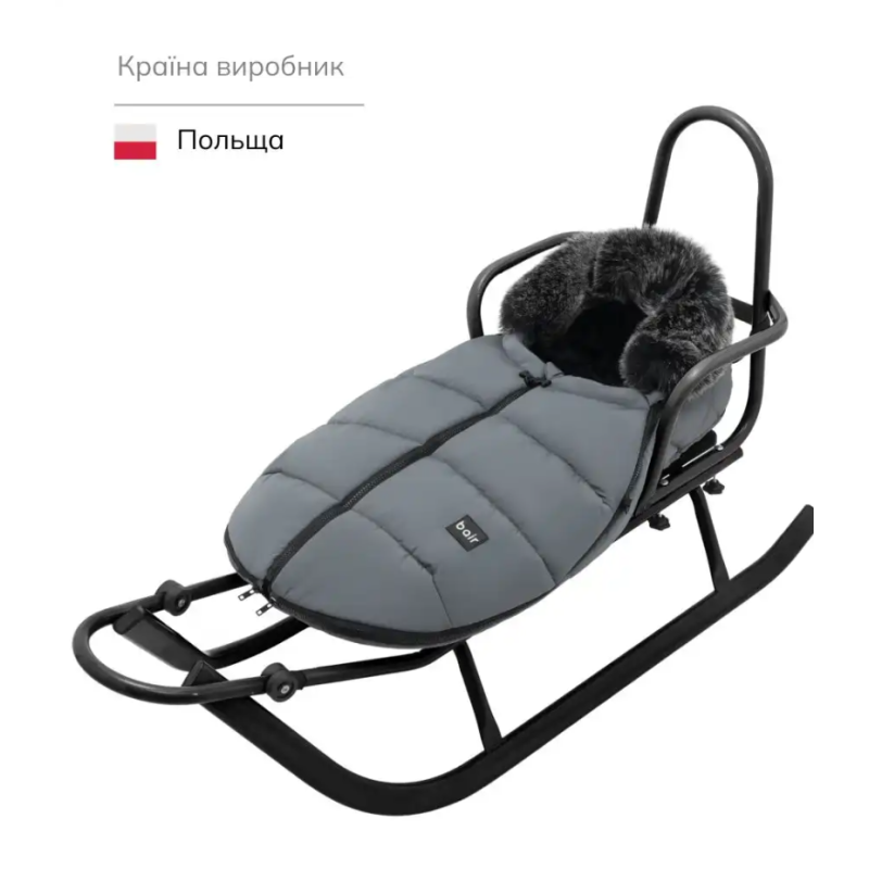 Зимовий конверт Bair Cocon Mini smoke graphite графіт