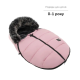 Зимовий конверт Bair Cocon Mini dusty pink рожевий
