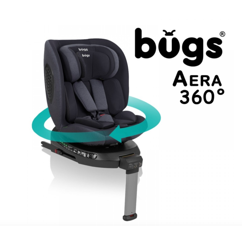 Автокрісло Bugs Aera 360 Shadow grey