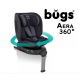 Автокрісло Bugs Aera 360 Shadow grey