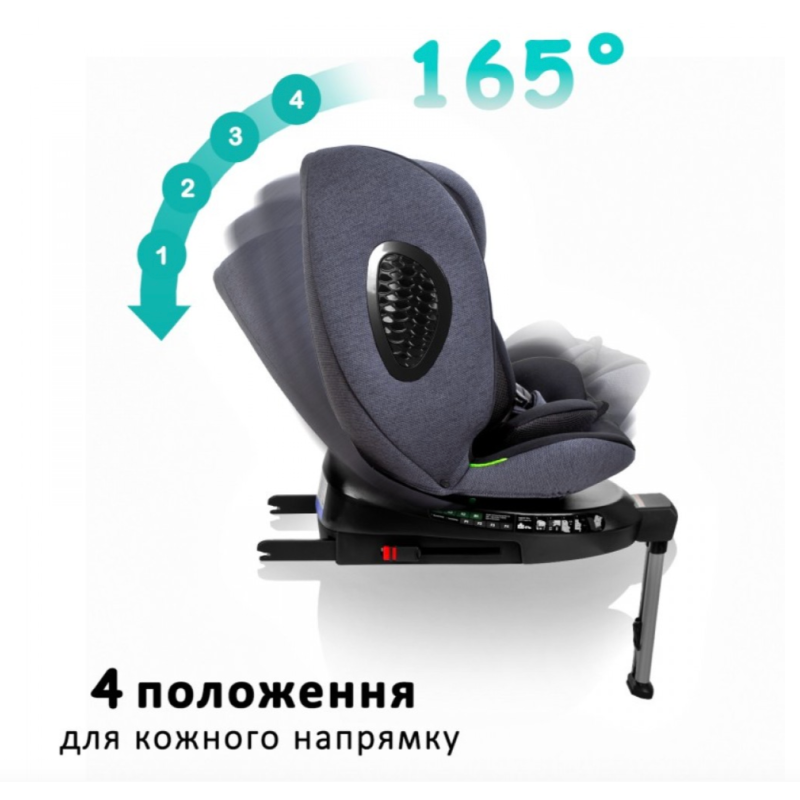 Автокрісло Bugs Aera 360 Shadow grey