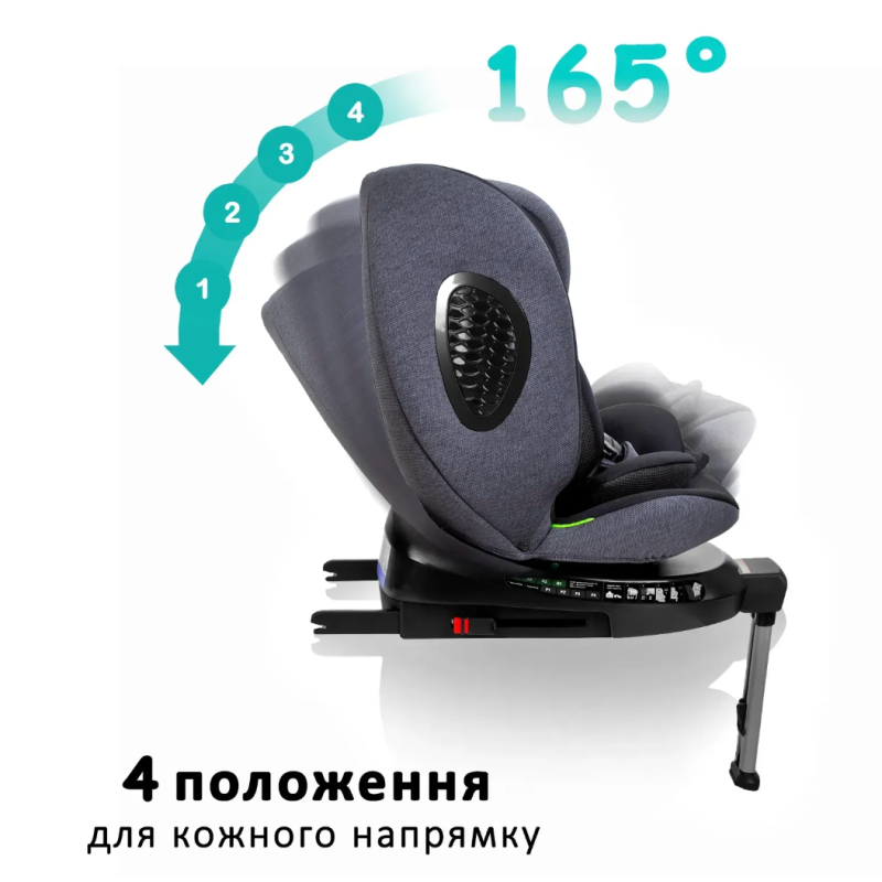 Автокрісло Bugs Aera 360 Shadow grey