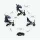 Велосипед коляска SmarTrike Traveler Blue