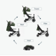 Велосипед коляска SmarTrike Traveler Olive