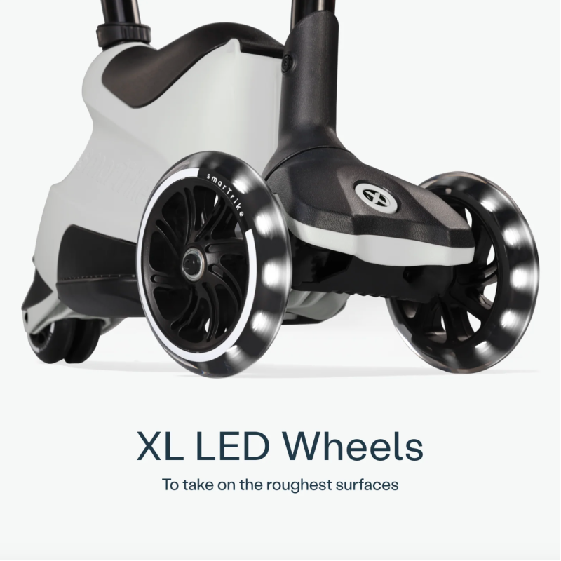 Самокат трансформер SmarTrike Xtend Scooter+Ride on Grey