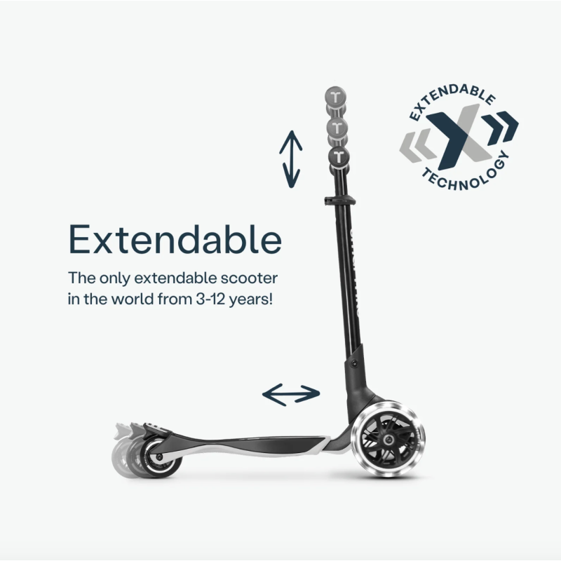 Самокат трансформер SmarTrike Xtend Scooter+Ride on Grey