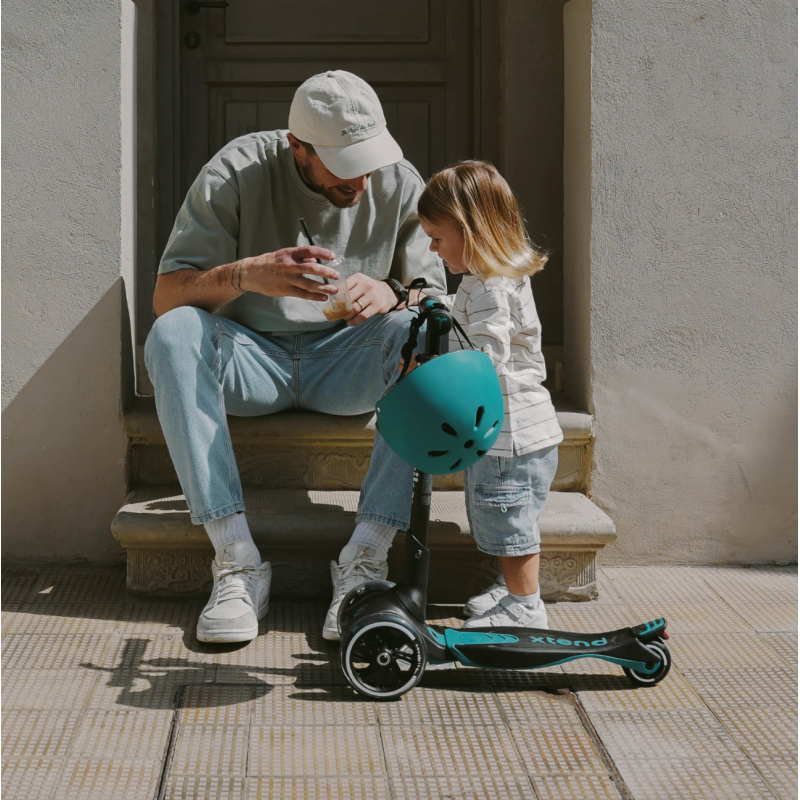 Самокат трансформер SmarTrike Xtend Scooter+Ride on Grey