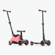 Самокат трансформер SmarTrike Xtend Scooter+Ride on Salmon pink