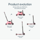 Самокат трансформер SmarTrike Xtend Scooter+Ride on Salmon pink