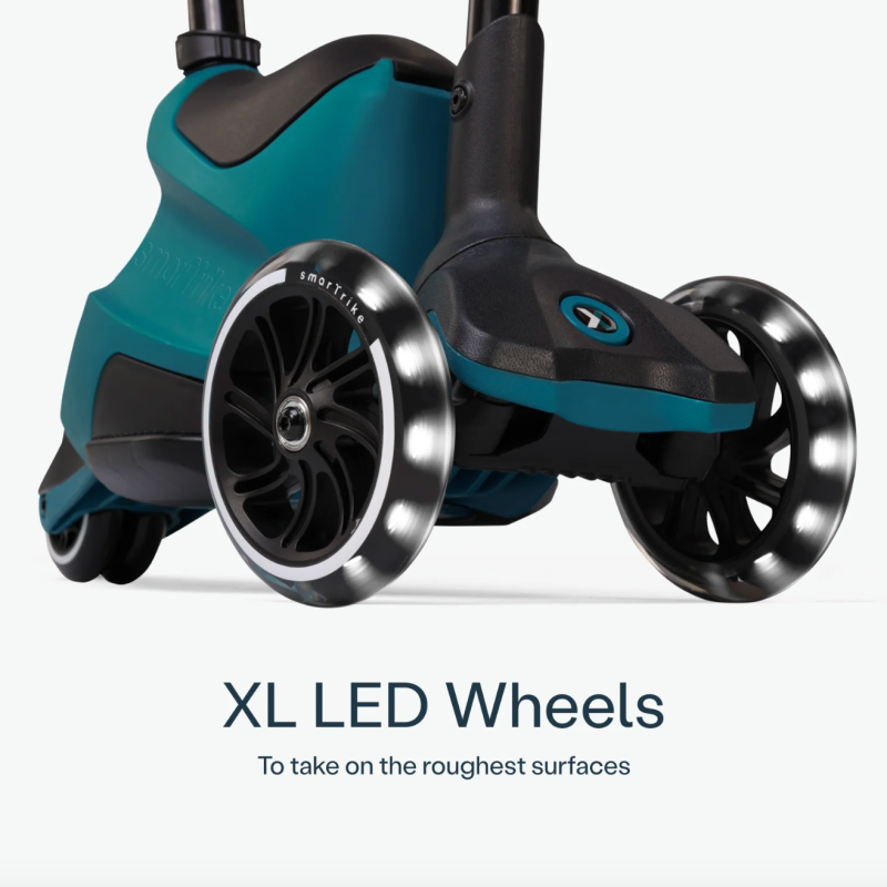 Самокат трансформер SmarTrike Xtend Scooter+Ride on Teal
