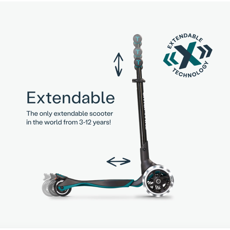 Самокат трансформер SmarTrike Xtend Scooter+Ride on Teal