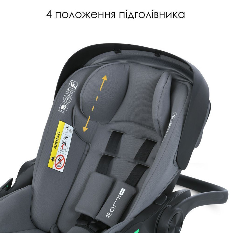 Автокрісло El Camino i-FLOW ME 1198 Gray