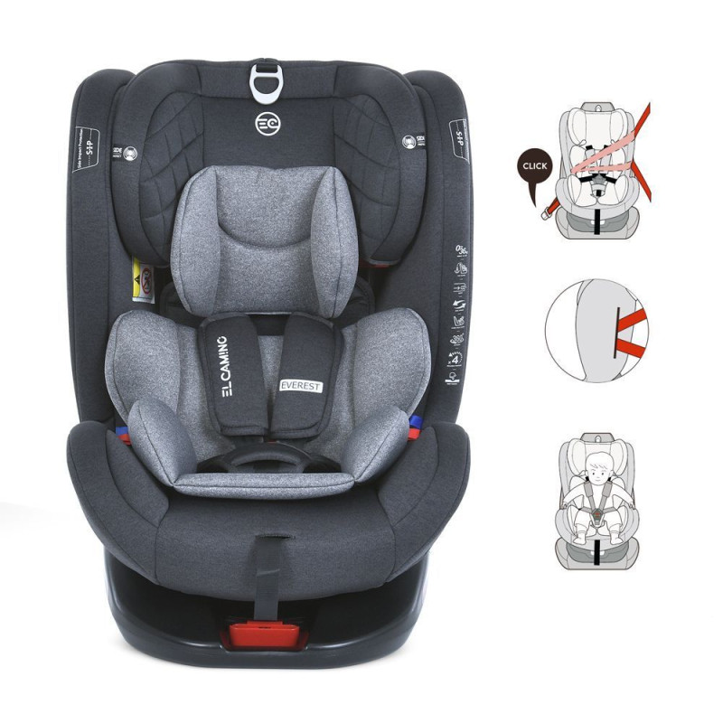 Автокрісло дитяче ME 1114 EVEREST Light Gray