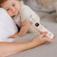 Аспіратор для носа електронний з LCD екраном та мелодіями бежевий BabyOno
